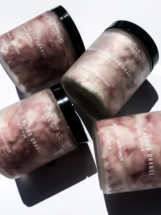 Hibiscus + Blood Orange Sugar Scrub
